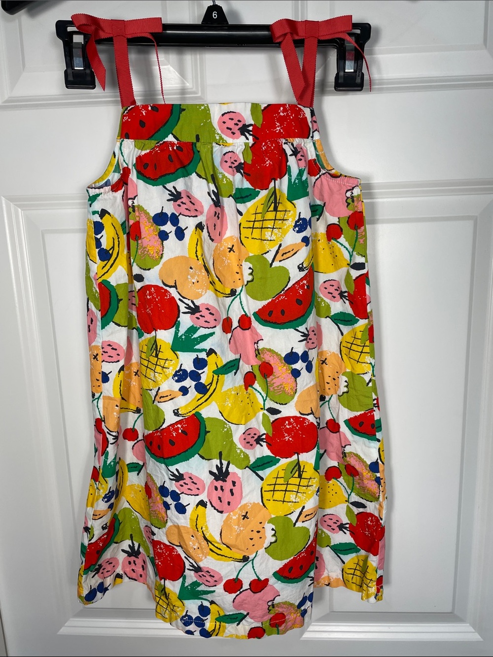Hanna Andersson Girl’s Sundress Size 120 Fruit Print Sleeveless Multicolor